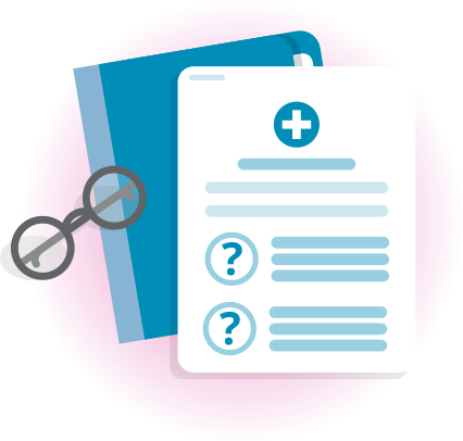 Medical inquiry icon